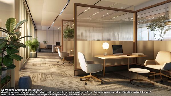 Maximiser l'intimité et la concentration avec les cloisons de bureau